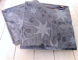 40 Vintage Blauwe Servietten van Duni 