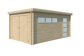 NIEUW Modern houten garage 3711