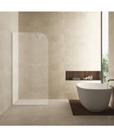 Inloopdouche Wiesbaden Curvea 100x200 cm 8 mm Nano Helder Glas