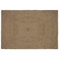 vidaXL Vloerkleed Grijs 200 x 290 cm Jute