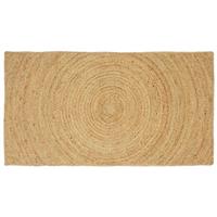 vidaXL Vloerkleed Bruin 100 x 200 cm Jute