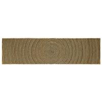 vidaXL Vloerkleed Natuurlijk en Zwart 80 x 300 cm Jute