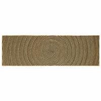 vidaXL Vloerkleed Natuurlijk en Zwart 80 x 250 cm Jute