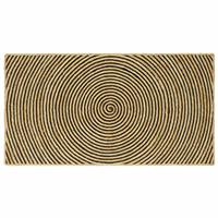 vidaXL Vloerkleed Natuurlijk en Zwart 80 x 150 cm Jute