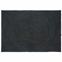 vidaXL Vloerkleed Donkergrijs 200 x 290 cm Jute