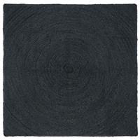 vidaXL Vloerkleed Donkergrijs 120 x 120 cm Jute