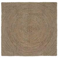 vidaXL Vloerkleed Grijs 120 x 120 cm Jute