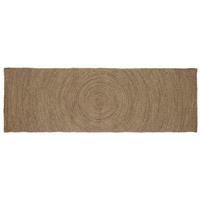 vidaXL Vloerkleed Grijs 80 x 200 cm Jute