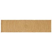 vidaXL Vloerkleed Bruin 60 x 400 cm Jute