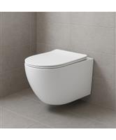 Wandclosetset BWS Tado Tornado Spoeling Glans Wit 49 cm (incl. Zitting)