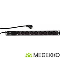 LogiLink PDU9C03 9AC-uitgang(en) 230V 2m Zwart Overspanningsbeveiliging
