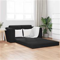 vidaXL Vouwsofa Bed Zwart 148 x 71 x 83 cm Fluweel