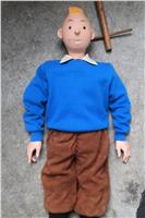 Kuifje marionet 80cm