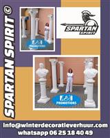 sparts aankleding huren griekse zuilen xl