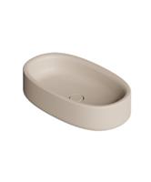 Waskom Salenzi Idilla 60 cm Ovaal Mat Beige (incl. plug)