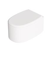 Wandcloset Salenzi Idilla 55 cm Keramiek Tornado Spoeling Mat Wit (excl. zitting)