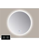 Spiegel Sanicare TuTTi Rond 90 cm met LED Ambiance Rondom en Spiegelverwarming