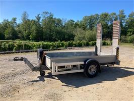 aanhangwagen 6T met oprijrampen