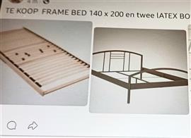 Bed  met lattekboden