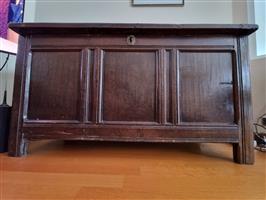 antieke Engelse dekenkist