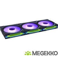 Lian Li UNI FAN SL-INF 120 Wireless , 3-pack, Black, ARGB Reverse Blade PWM