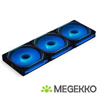 Lian Li UNI FAN SL-INF 120, 3-pack, Black, ARGB Reverse Blade PWM