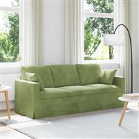 vidaXL Bank Lichtgroen 198 x 78 x 80 cm Fluweel