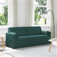 vidaXL Bank Donkergroen 198 x 78 x 80 cm Stof