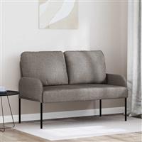 vidaXL Banken met kussen 110cm Taupe Multiplex