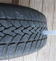 Set winterbanden op stalen velg Audi A1