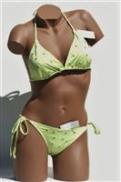 Trendy Pistachegroene Bikini met Pareo - Nieuw