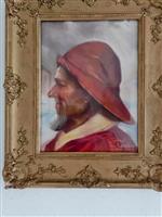 Hoofd Visser op doek 1921