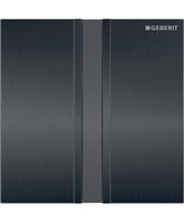 Bedieningsplaat Geberit Type 50 Met Batterijvoeding Round Easy To Clean Geborsteld Zwart Chroom