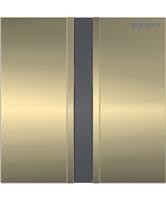 Bedieningsplaat Geberit Type 50 Met Batterijvoeding Round Easy To Clean Geborsteld Messing