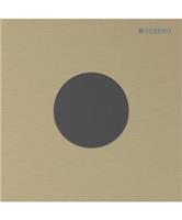 Bedieningsplaat Geberit Type 40 Met Batterijvoeding Round Easy To Clean Geborsteld Messing