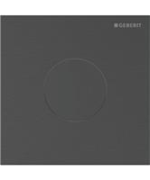 Bedieningsplaat Geberit Type 40 Met Batterijvoeding Round Easy To Clean Zwart Chroom