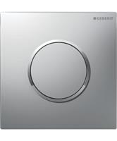 Bedieningsplaat Geberit Type 10 Pneumatisch Round Mat Chroom