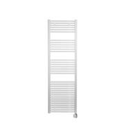 Electrische Wifi Radiator Sanicare HPW Carini 172x45 cm Wit Met Thermostaat Zilver Rechtsonder