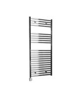 Electrische Wifi Radiator Sanicare HPW Carini 111,8x60 cm chroom Met Thermostaat Zilver Linksonder