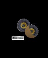 Wifi-Audiosysteem Aquasound (Airplay + Dlna) 30 Watt, Incl Rumba Speakers 116 mm, 230V/12V, Lan /Wla