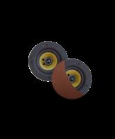 Speakerset Aquasound Samba 65W (Draaibare Tweeter), Rond 195 mm, Randloos Brushed Red Gold