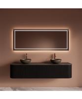 Badkamermeubelset Gliss Design Alluro 180 cm Black Veneer