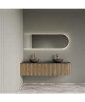 Badkamermeubelset Gliss Design Alluro 160 cm Links Mist