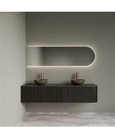 Badkamermeubelset Gliss Design Alluro 180 cm Links Ebony