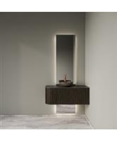 Badkamermeubelset Gliss Design Alluro 100 cm Rechts Charcoal