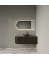 Badkamermeubelset Gliss Design Alluro 120 cm Rechts Charcoal