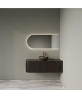 Badkamermeubelset Gliss Design Alluro 120 cm Rechts Ebony