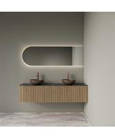 Badkamermeubelset Gliss Design Alluro 160 cm Rechts Mist