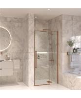 Nisdeur Set Sanivo Vigo 80x200 Geborsteld Brons