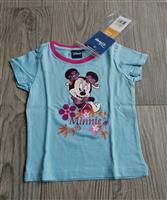 Anijsblauw Minnie Mouse Shirt met Glittertjes